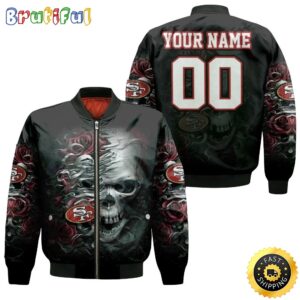 San Francisco 49ers NFL Style Bomber Jacket For Fans