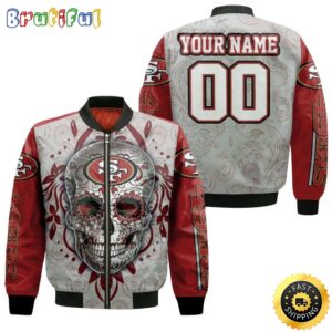 San Francisco 49ers NFL Style Bomber Jacket For Fans