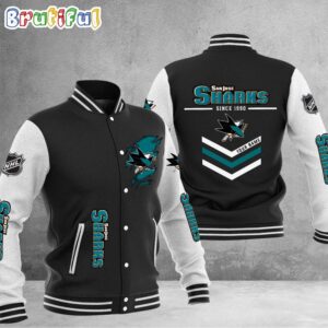 San Jose Sharks NHL Style Baseball Jacket For Fans