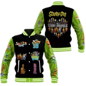 Scooby-Doo Cartoon Style Baseball Jacket For Fans