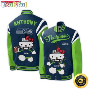 Seattle Seahawks NFL Style Baseball Jacket For Fans