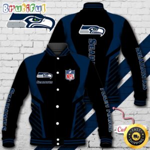 Seattle Seahawks NFL Style Baseball Jacket For Fans