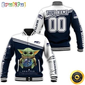 Seattle Seahawks NFL Style Baseball Jacket For Fans