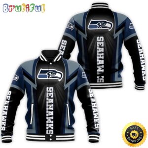 Seattle Seahawks NFL Style Baseball Jacket For Fans
