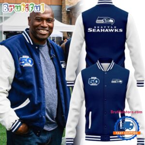 Seattle Seahawks NFL Style Baseball Jacket For Fans