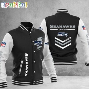 Seattle Seahawks NFL Style Baseball Jacket For Fans