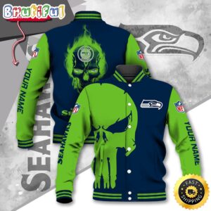 Seattle Seahawks NFL Style Baseball Jacket For Fans