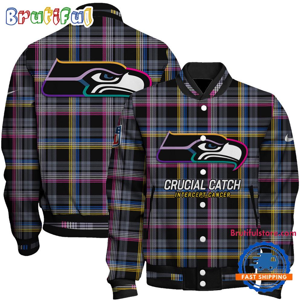 Seattle Seahawks NFL Style Baseball Jacket For Fans