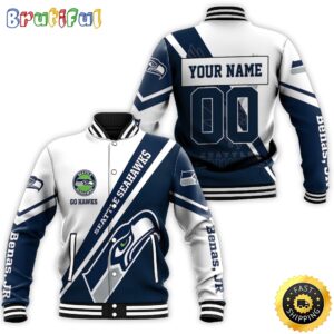 Seattle Seahawks NFL Style Baseball Jacket For Fans
