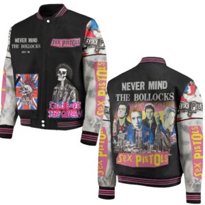 Sex Pistols Music Style Baseball Jacket For Fans