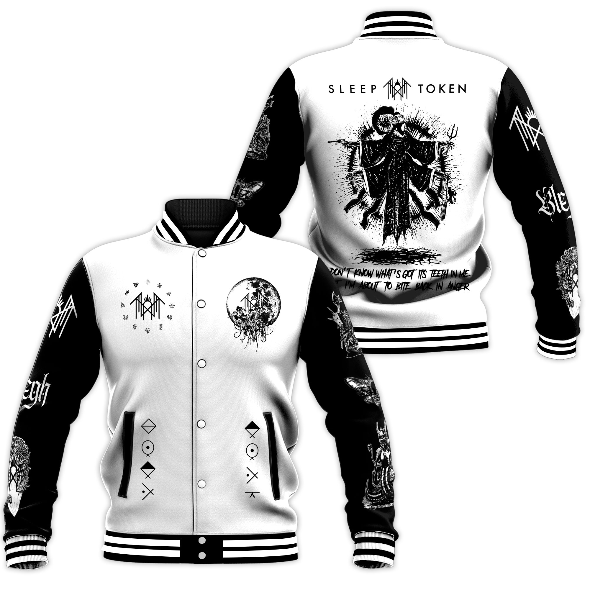 Sleep Token Music Style Baseball Jacket For Fans