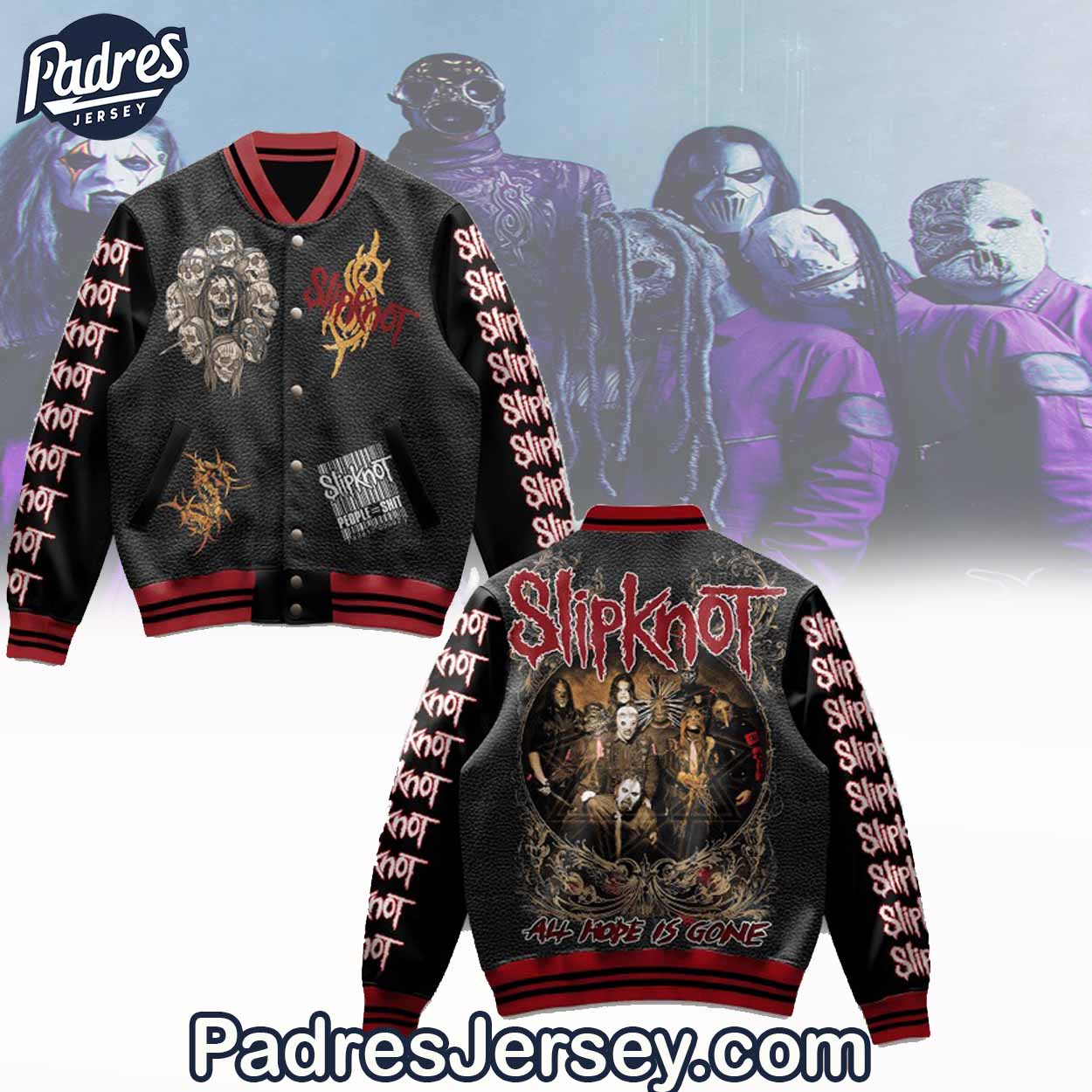 Slipknot Music Style Baseball Jacket For Fans