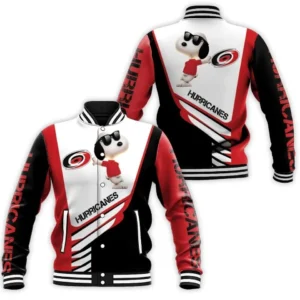 Snoopy Cartoon Style Baseball Jacket For Fans