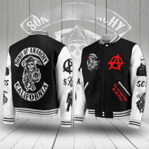 Son Of Anarchy TV Series Style Baseball Jacket For Fans
