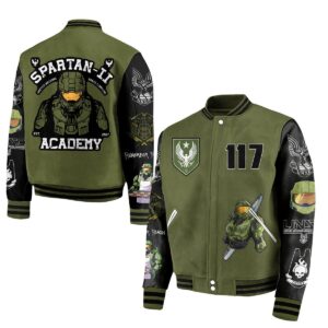 Spartan-II Academy Halo Style Baseball Jacket For Fans