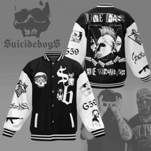 Suicideboy Music Style Baseball Jacket For Fans