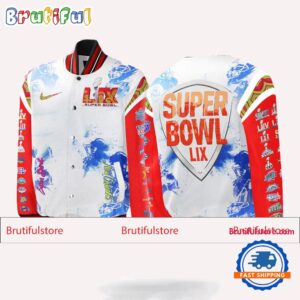 Super Bowl LIX NFL Style Baseball Jacket For Fans