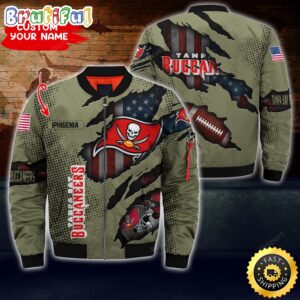Tampa Bay Buccaneers NFL Style Bomber Jacket For Fans