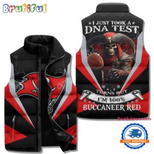 Tampa Bay Buccaneers NFL Style Sleeveless Puffer Jacket For Fans