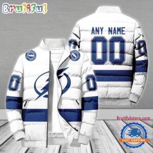 Tampa Bay Lightning NHL Style Puffer Jacket For Fans