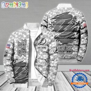Tampa Bay Lightning NHL Style Puffer Jacket For Fans