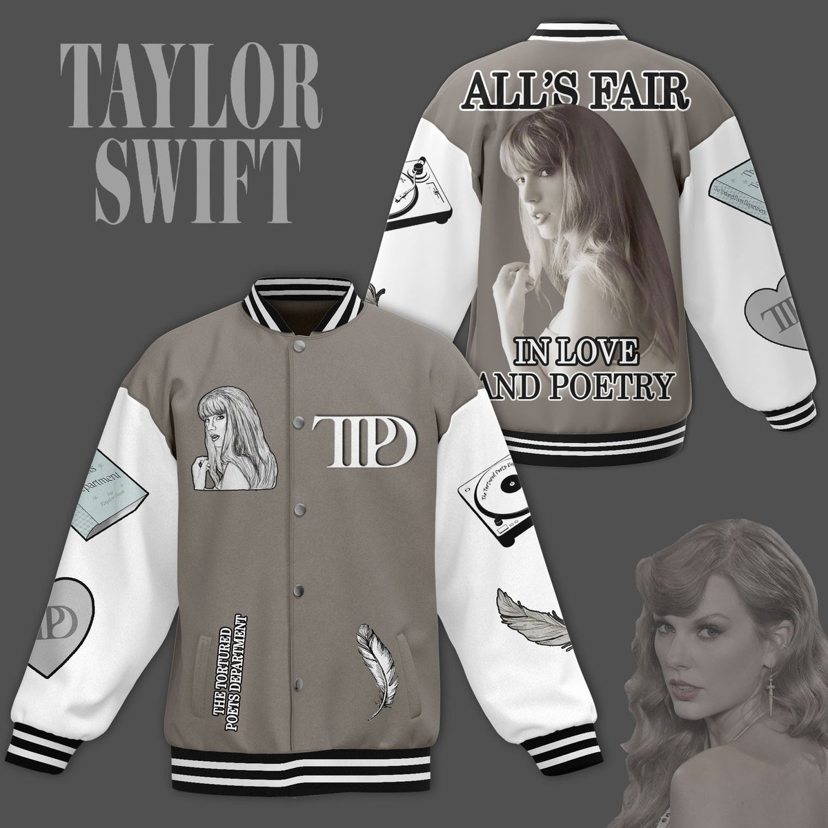 Taylor Swift Music Style Baseball Jacket For Fans