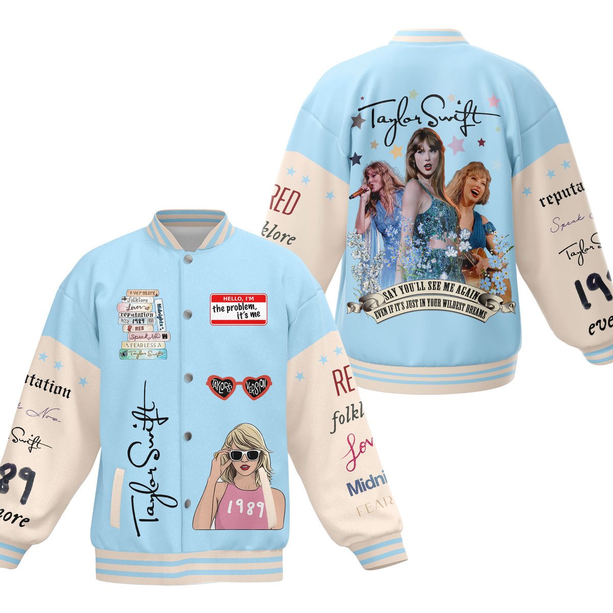 Taylor Swift Music Style Baseball Jacket For Fans