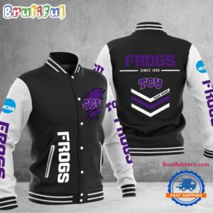 TCU Horned Frogs NCAA Style Baseball Jacket For Fans