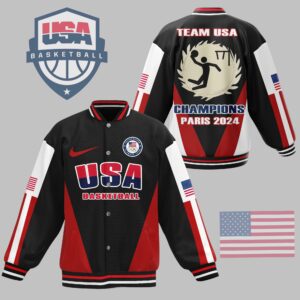 Team USA Olympic Style Baseball Jacket For Fans