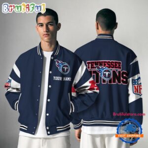 Tennessee Titans NFL Style Baseball Jacket For Fans
