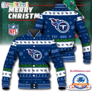 Tennessee Titans NFL Style Baseball Jacket For Fans