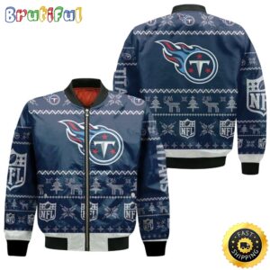 Tennessee Titans NFL Style Bomber Jacket For Fans