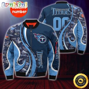 Tennessee Titans NFL Style Bomber Jacket For Fans