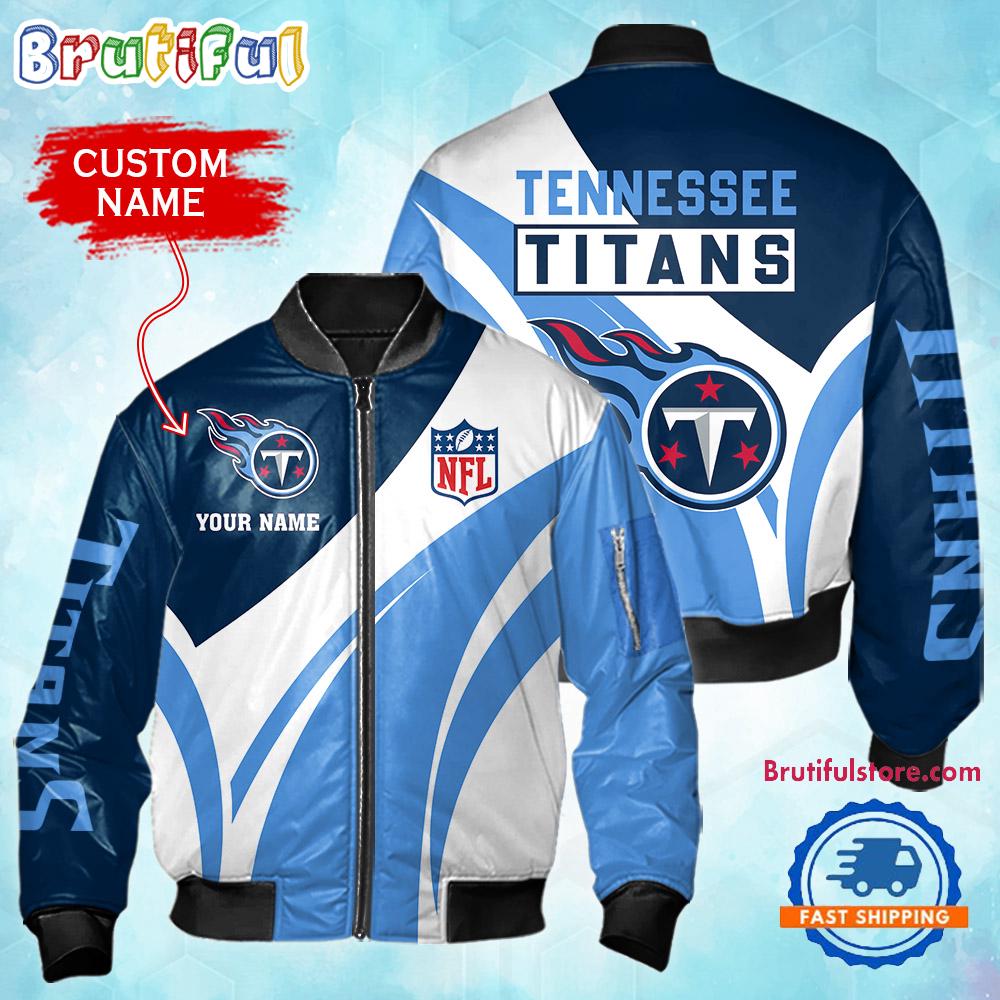 Tennessee Titans NFL Style Bomber Jacket For Fans