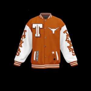 Texas Longhorns NCAA Style Baseball Jacket For Fans