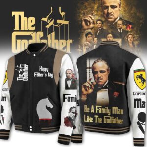 The Godfather Movies Style Baseball Jacket For Fans