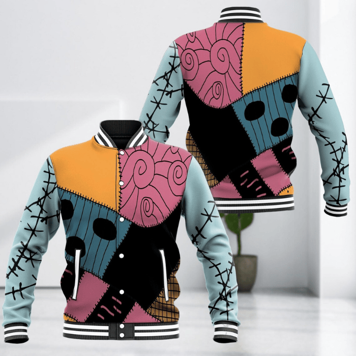 The Nightmare Before Christmas Cartoon Style Baseball Jacket For Fans