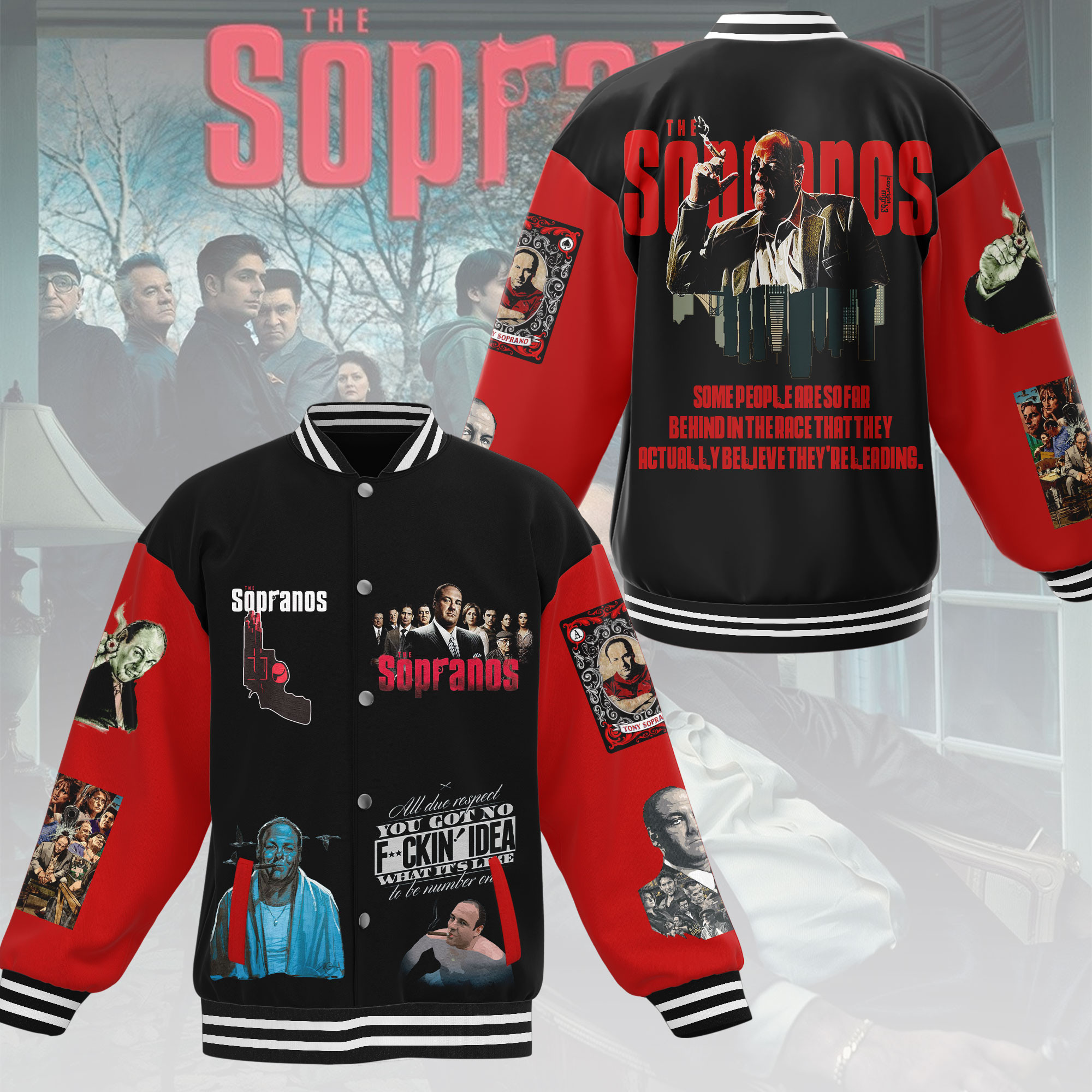 The Sopranos Movies Style Baseball Jacket For Fans