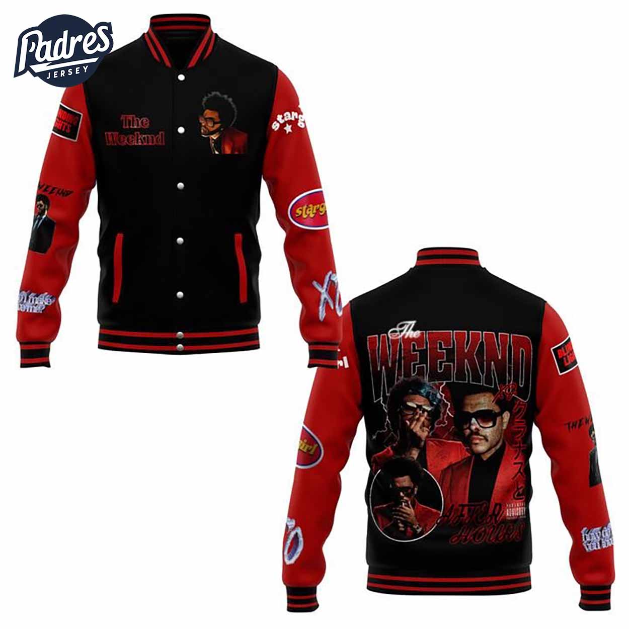 The Weeknd Music Style Baseball Jacket For Fans