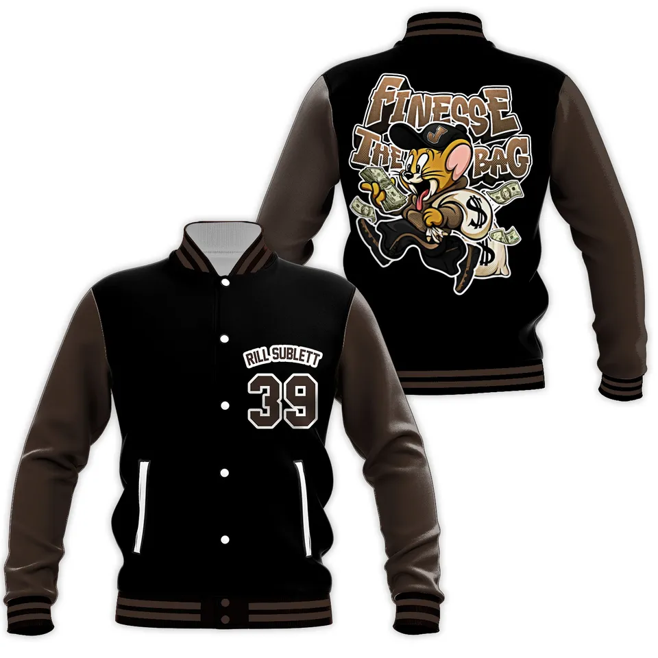Tom & Jerry Cartoon Style Baseball Jacket For Fans
