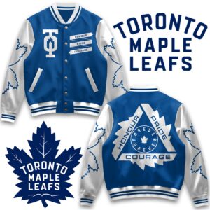 Toronto Maple Leafs NHL Style Baseball Jacket For Fans