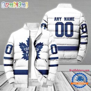 Toronto Maple Leafs NHL Style Puffer Jacket For Fans