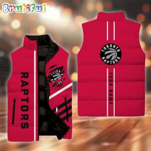 Toronto Raptors NBA Style Sleeveless Puffer Jacket For Fans