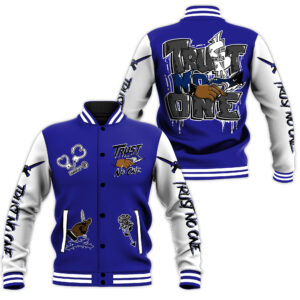 Trust No One Style Baseball Jacket For Fans
