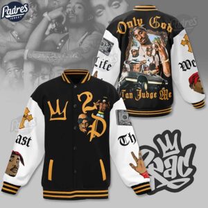 Tupac Shakur Music Style Baseball Jacket For Fans