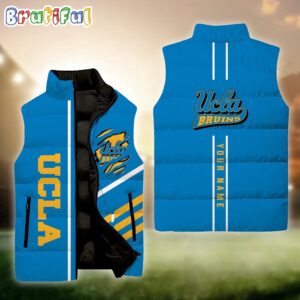 UCLA Bruins NCAA Style Sleeveless Puffer Jacket For Fans