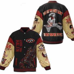 Van Halen Music Style Baseball Jacket For Fans