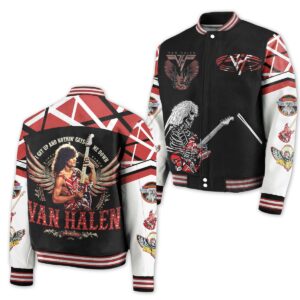 Van Halen Music Style Baseball Jacket For Fans