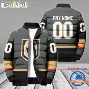 Vegas Golden Knights NHL Style Puffer Jacket For Fans