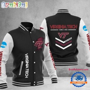 Virginia Tech Hokies NCAA Style Baseball Jacket For Fans